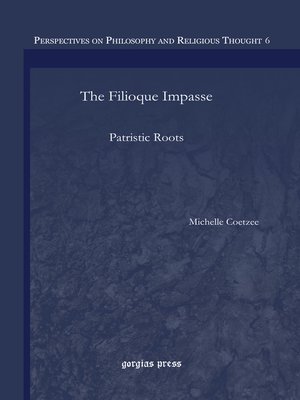 cover image of The Filioque Impasse